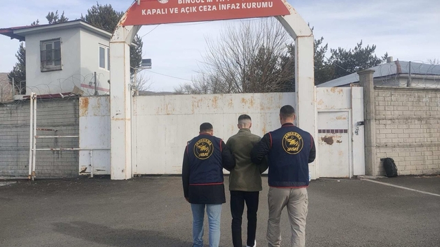 Bingöl'de aranan hükümlü yakalandı