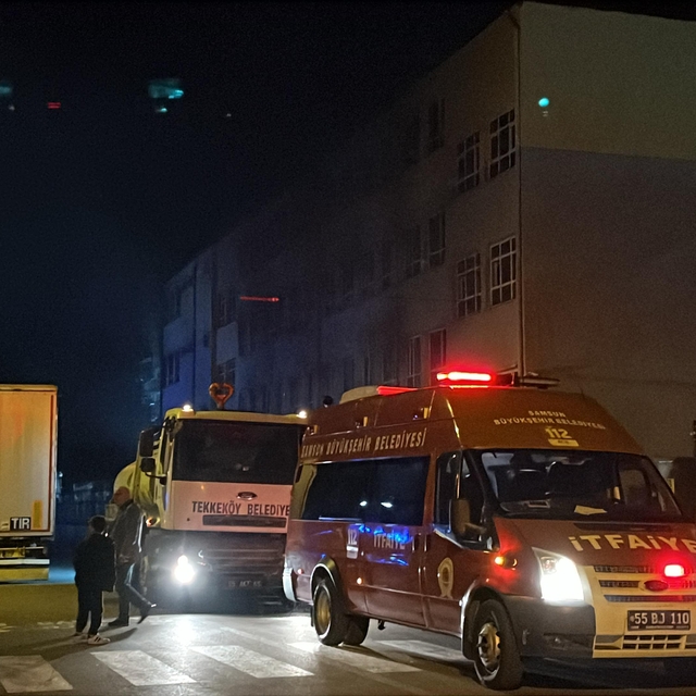 Samsun'da okulda çıkan yangın söndürüldü