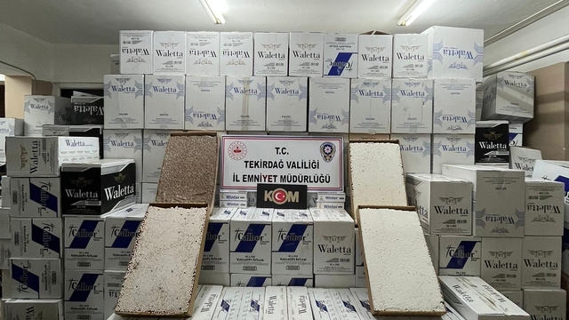 Tekirdağ'da kaçakçılık operasyonlarında 39 şüpheli yakalandı