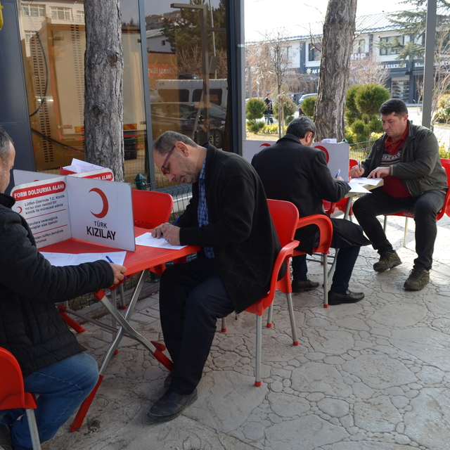 Şabanözü'nde kan bağışı kampanyası düzenlendi