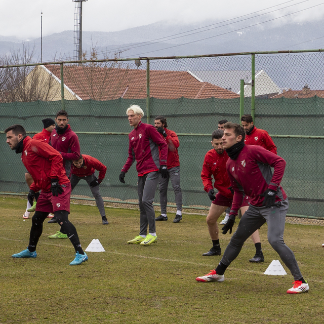 Boluspor, Ziraat Türkiye Kupası'ndaki Galatasaray maçının hazırlıklarını sü...