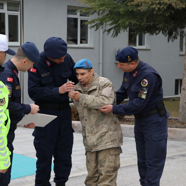 Yozgat'ta engelli kişinin askerlik hayali gerçekleştirildi