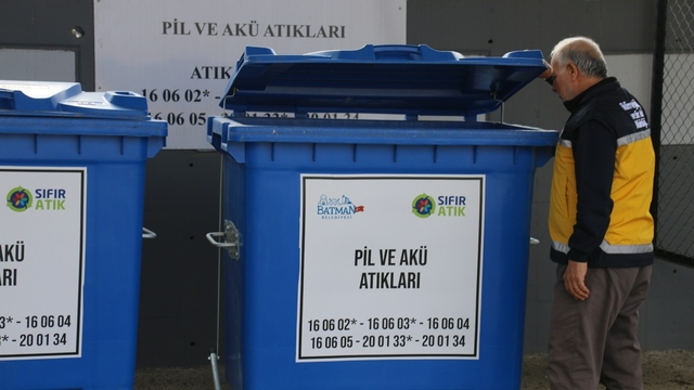 Batman Belediyesi atık pil kampanyasını sürdürüyor