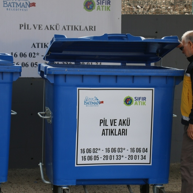 Batman Belediyesi atık pil kampanyasını sürdürüyor