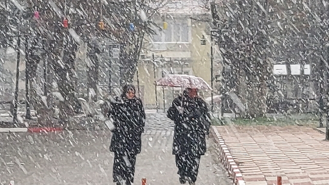 Amasya'da kar etkili oluyor