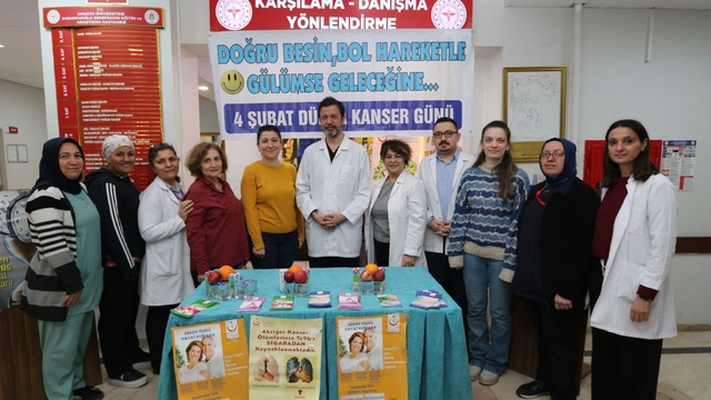 Amasya'da vatandaşlar kansere karşı bilgilendirildi