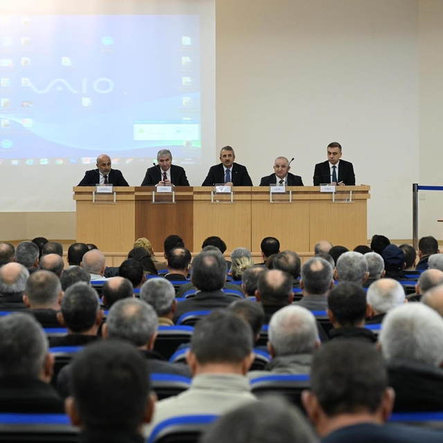 Edirne'de arazi toplulaştırmaları değerlendirme toplantısı yapıldı