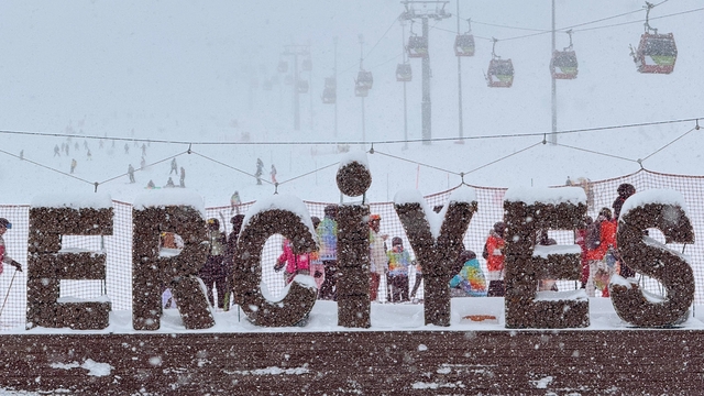 Erciyes'te kar kalınlığı 80 santime ulaştı
