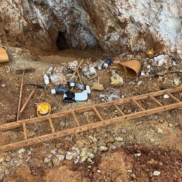 Aydın'da kaçak kazı yapan 10 şüpheli yakalandı