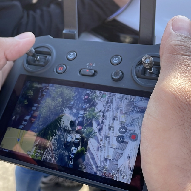 Efeler'de dron destekli trafik uygulaması