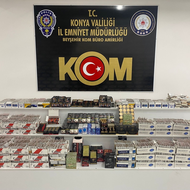 Konya'da kaçakçılık operasyonlarında 41 şüpheliden 2'si tutuklandı