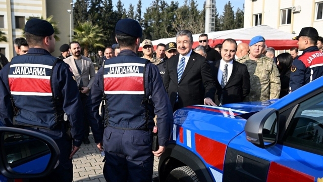 Osmaniye'de jandarmaya 17 araç tahsis edildi