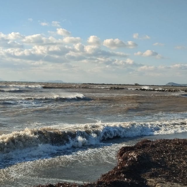 Bodrum'da fırtına etkili oldu