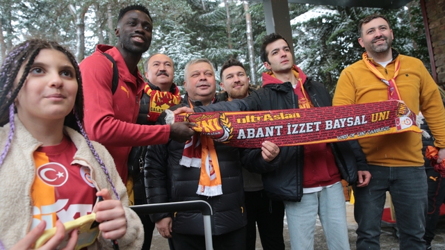 Galatasaray kafilesi Bolu'ya geldi
