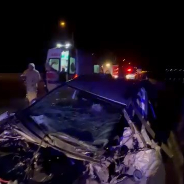 Elazığ'da bariyere çarpan otomobildeki 4 kişi yaralandı