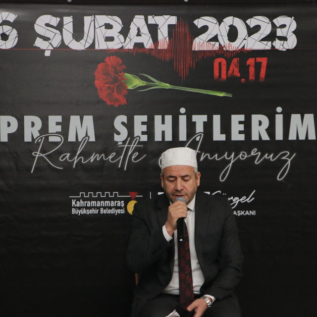 Kahramanmaraş'ta 6 Şubat 2023'teki depremlerde hayatını kaybedenler anıldı