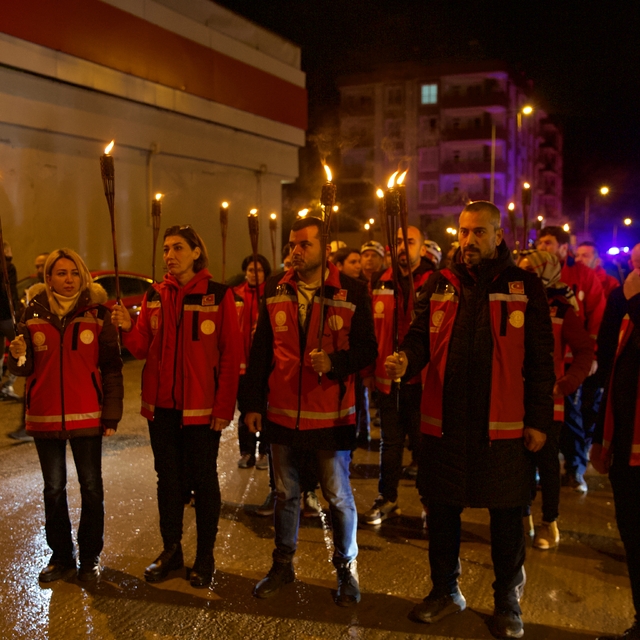Osmaniye'de depremde yaşamını yitirenler anıldı