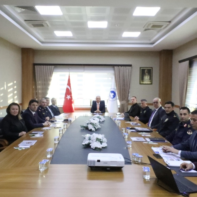 Kırklareli'nde Üniversite Güvenlik Tedbirleri Koordinasyon Kurulu toplandı