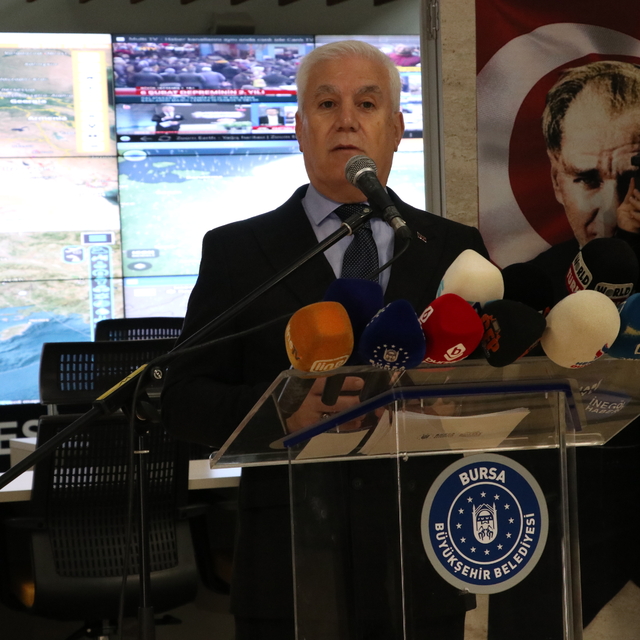 Bursa'da Afet Koordinasyon Merkezi'nin açılışı yapıldı