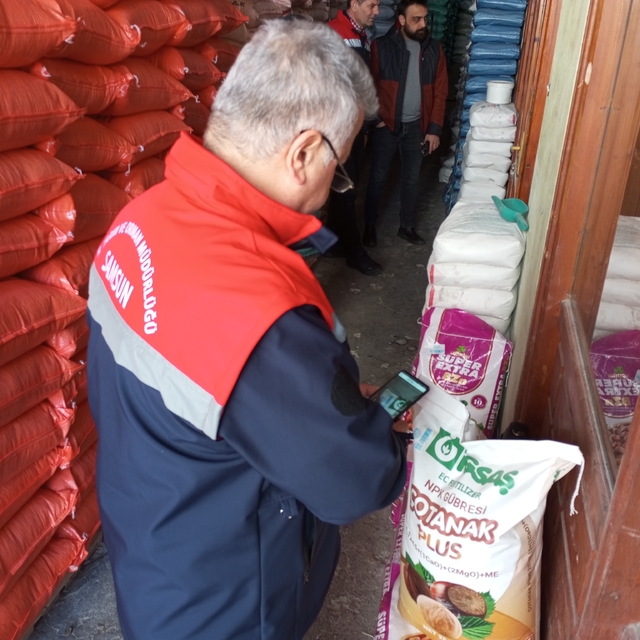Samsun, Amasya ve Çankırı'da gübre bayileri ve üretim tesisleri denetlendi