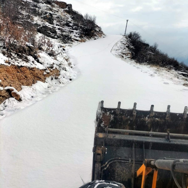 Şırnak ve Siirt'te kar yağışı