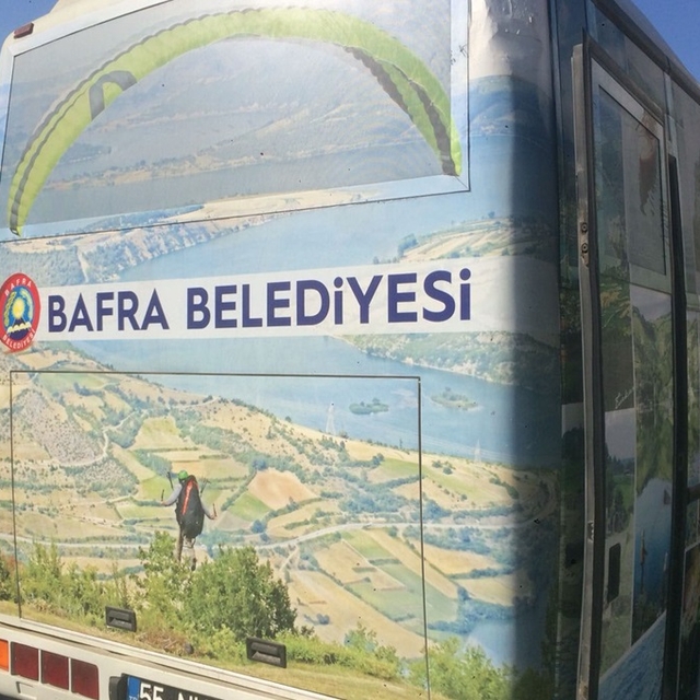 Bafra'da Yakıntaş Mezarlığı'na yeni servis hizmete başladı