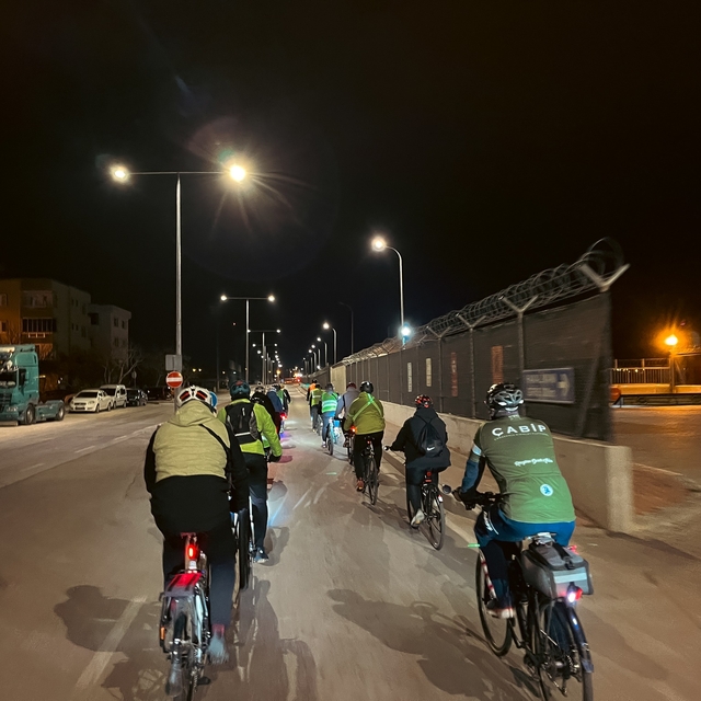 Çanakkale'de depremde hayatını kaybedenleri anmak için "sessiz sürüş" gerçe...