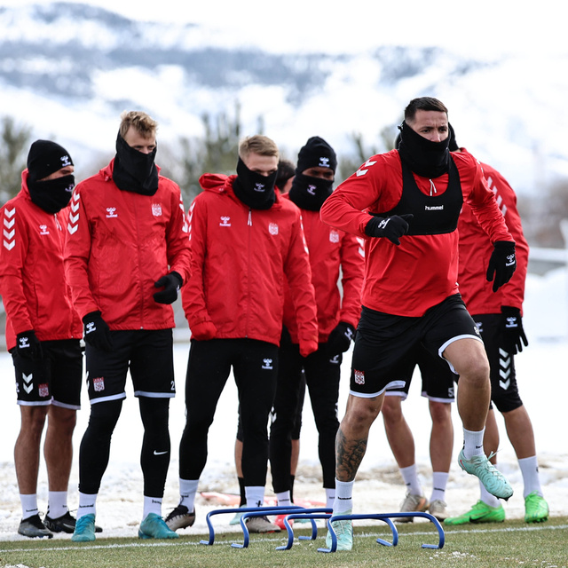 Sivasspor, Beşiktaş maçı hazırlıklarını sürdürdü
