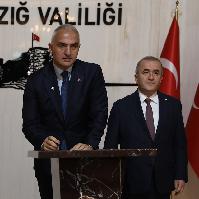 Kültür ve Turizm Bakanı Ersoy, Elazığ Valiliğini ziyaret etti