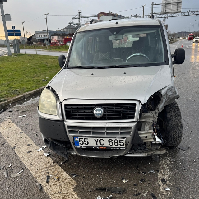 Samsun'da meydana gelen trafik kazasında 3 çocuk yaralandı