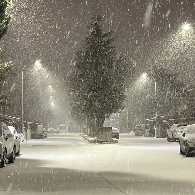 Kütahya, karla beyaza büründü