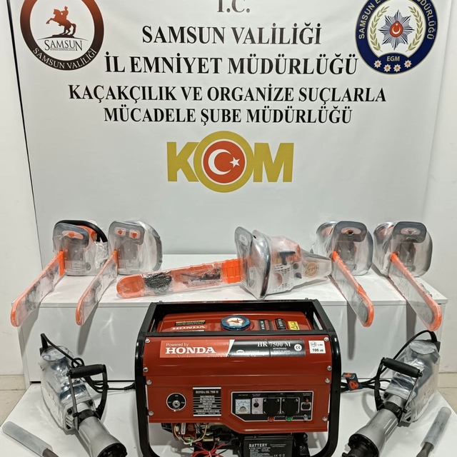 Samsun'da kaçakçılık operasyonunda 1 şüpheli yakalandı