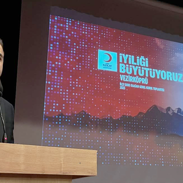 Türk Kızılay Vezirköprü Şube Başkanlığına Bekir Kurtoğlu seçildi