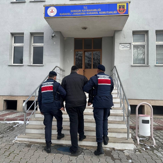 Yozgat'ta "yağma" suçundan aranan şüpheli yakalandı