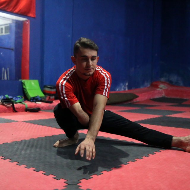 Engelli tekvandocu Samet'in hedefi altın madalya