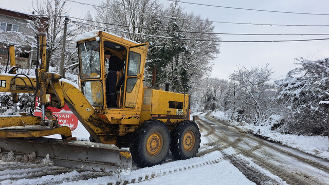 Bartın, Zonguldak ve Düzce'de 186 köy yolu kar nedeniyle ulaşıma kapandı