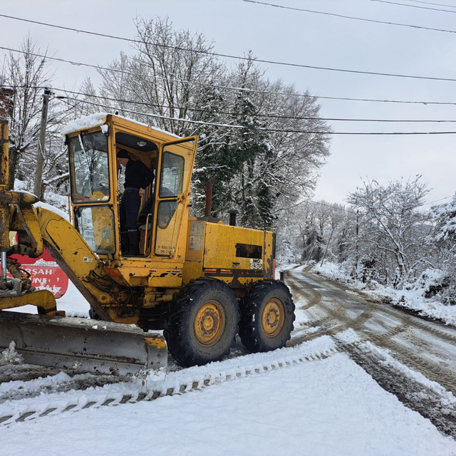 Bartın, Zonguldak ve Düzce'de 186 köy yolu kar nedeniyle ulaşıma kapandı