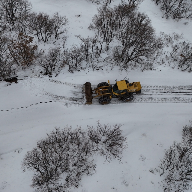 Bingöl'de,77 köy yolu kardan ulaşıma kapandı