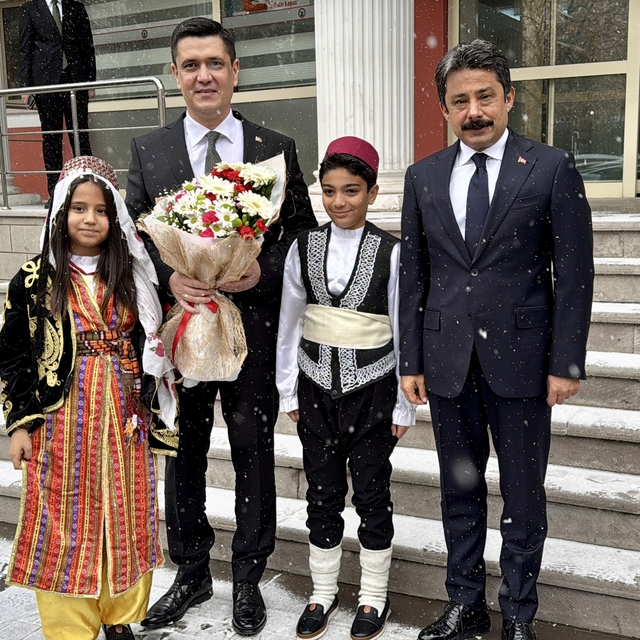 Türkmenistan'ın Ankara Büyükelçisi Mekan İşanguliyev, Kırşehir'de ziyaretle...