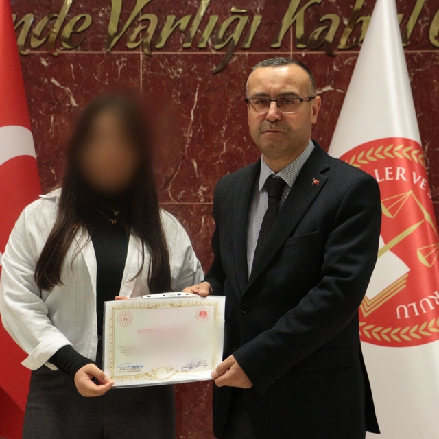Kayseri'de denetimli serbestliğe tabi çocuklara kayak eğitimi verildi