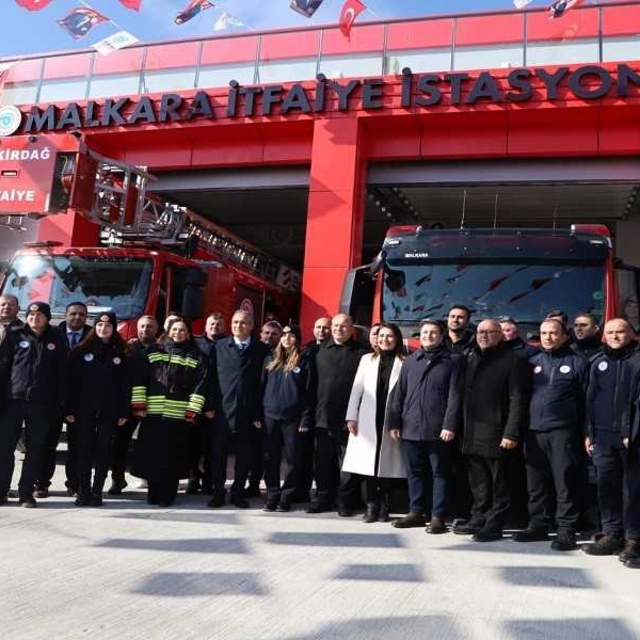Tekirdağ'da Malkara itfaiye istasyonu hizmete açıldı