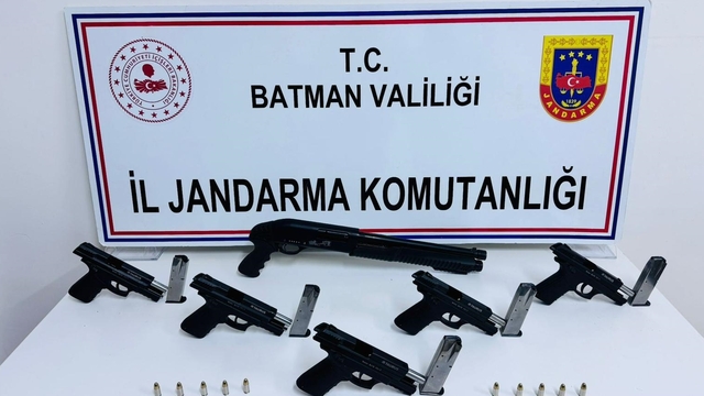 Batman'da silah kaçakçılığı operasyonunda yakalanan şüpheli tutuklandı
