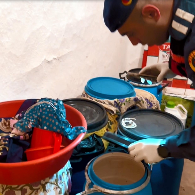 Tekirdağ'da 7 bin 104 litre sahte ve kaçak alkol ele geçirildi