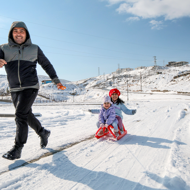 Darende'de çocuklar karın tadını çıkardı