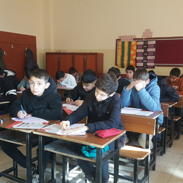 Solhan'da siyer sınavı yapıldı