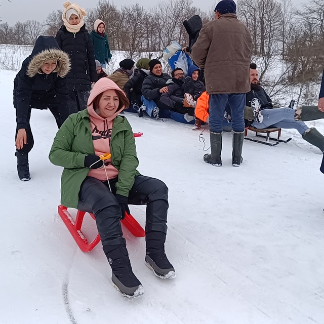 Bilecik'te kızak festivali yapıldı