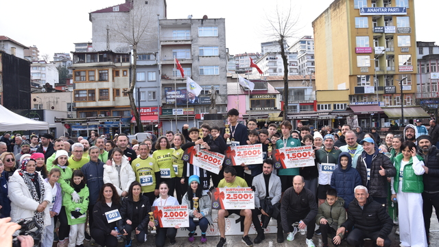 Görele'de halk koşusu düzenlendi