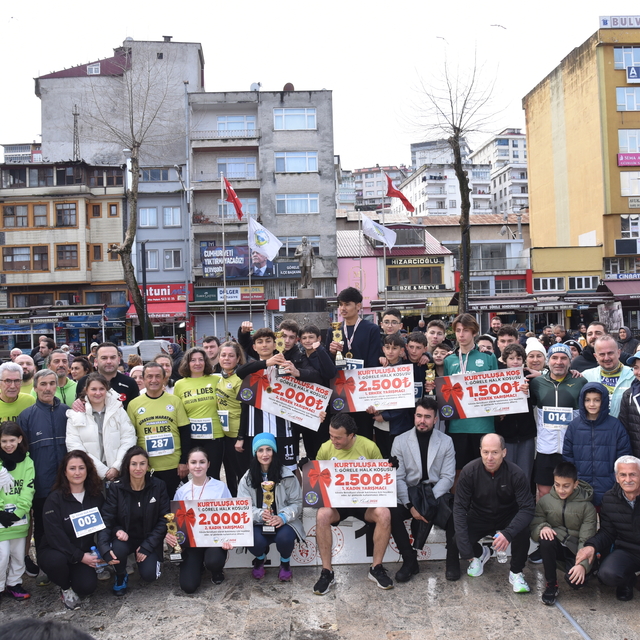 Görele'de halk koşusu düzenlendi