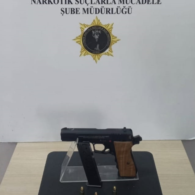Samsun'da ruhsatsız silah bulunduran şüpheli tutuklandı