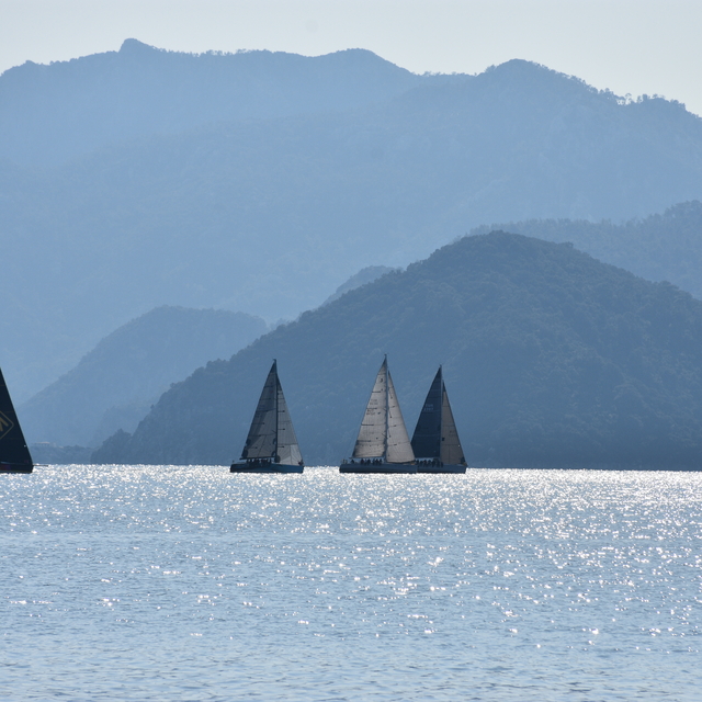 Yat yarışlarında Marmaris MIYC Kış Trofesi'nin 2. ayağı tamamlandı